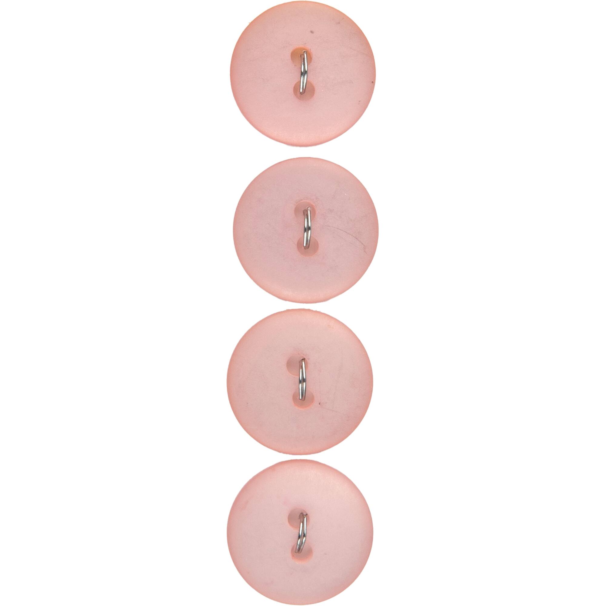 Spectrum Warm 5/8" Pink 2-Hole Buttons, 4ct.